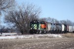 BNSF 1656 Leads the LINHAS